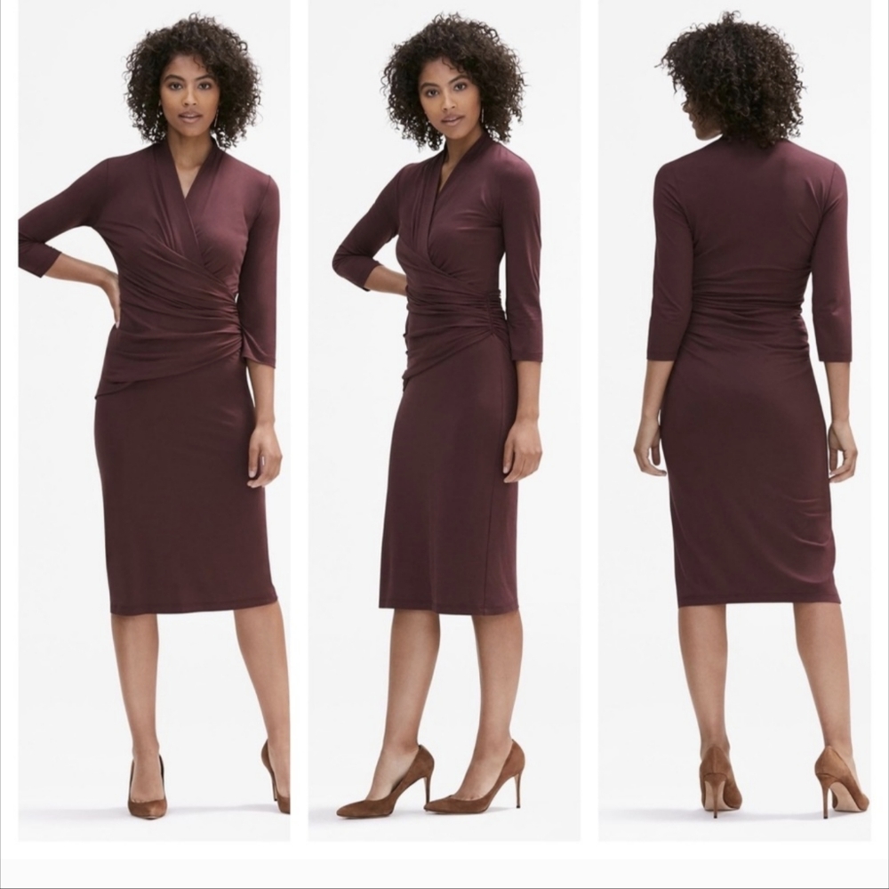 MM. LAFLEUR The Casey Dress in Chestnut XL